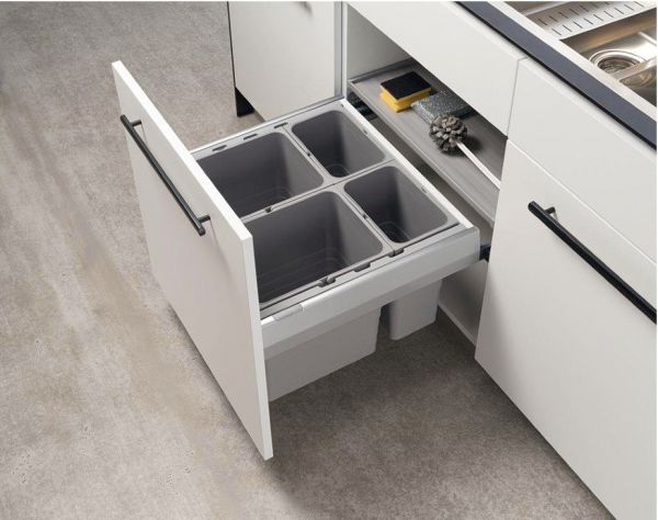 Рама до смітників Matrix Box P 19/500/600 колір: сірий, 502.91.557 Рама до смітників Matrix Box P 19/500/600 колір: сірий