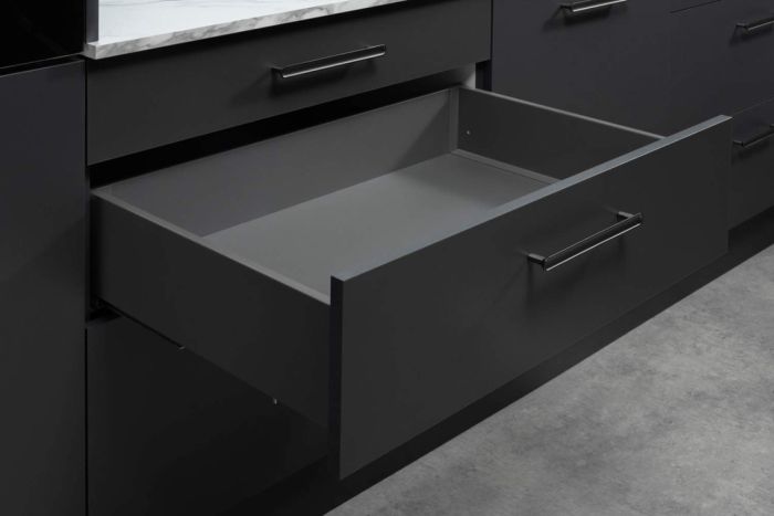 Комплект середньої шухляди Matrix S Slim 2.0 H135 L550, 35 кг, Антрацит, 514.13.226, 514.13.226