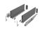 Комплект середньої шухляди Matrix S Slim 2.0 H135 L550, 35 кг, Сірий, 514.13.526, 514.13.526