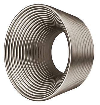 Меблева ручка, цамак, колір нікельований довжина: 48 мм, ширина: 20,5 мм, відстань між отворами: 32 мм, 100.74.032, 100.74.032