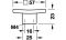 Ручка-кнопка цинк хром.мат.57x23мм 8302420090, (131.11.400), 131.11.400