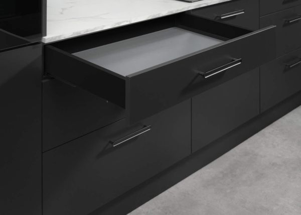 Комплект низької шухляди Matrix S Slim 2.0 H84 L400, Чорний