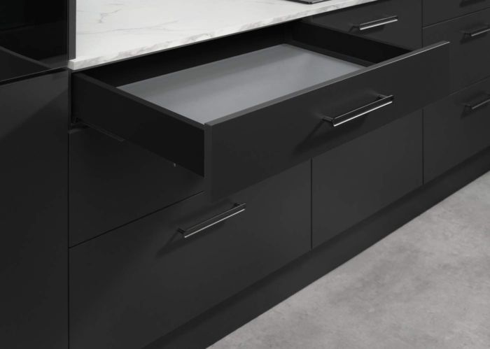 Комплект низької шухляди Matrix S Slim 2.0 H84 L550, Чорний, 514.11.326, 514.11.326