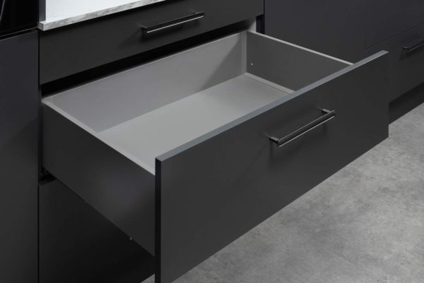 <p>Комплект середньо-високої шухляди Matrix S Slim 2.0 H167 L550, 35 кг, Сірий</p>