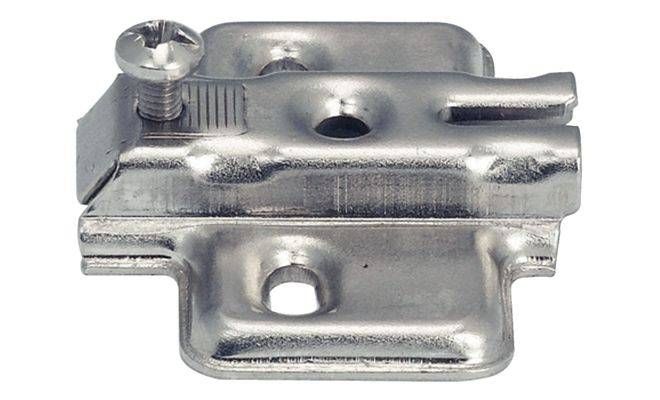 Монтажна планка METALLAMAT A хрестова 6мм сталь нікельована під шуруп|  (316.51.506)  8302420090, 316.51.506