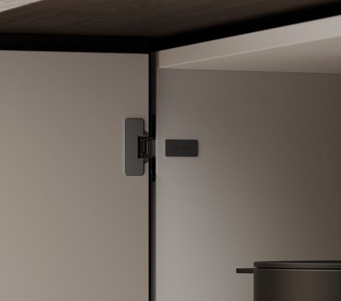 Меблева петля колір титан 2 шт. комплект + заглушка 2 шт. титан, 94 гр., для дерев'яних дверей, для прихованого монтажу| для накладного монтажу, (329.20.101), 329.20.101