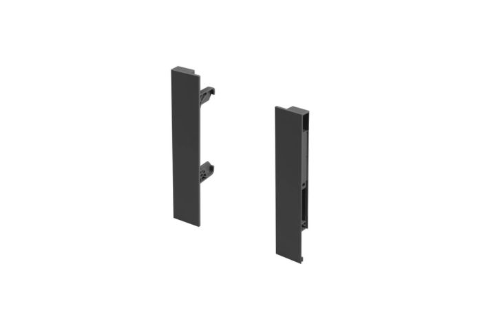 Кріплення внутрішнього фасаду Hafele Matrix S Slim H167, Антрацит, 514.09.293, 514.09.293