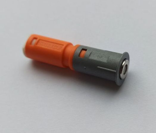 Магнітний тримач PUSH пластиковий сірий 40мм D10мм|  (356.06.541)  8302420090, 356.06.541