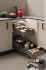 <p>Висувний кут Inline Corner 500 мм, 4 полиці, колір антацит/дуб Hafele Utensio</p>