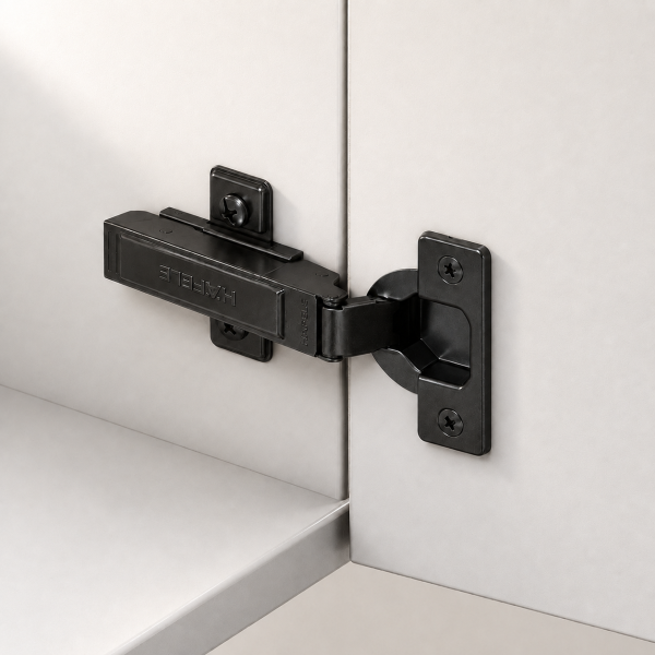 <p>Петля накладна METALLA SM 540 110гр. сталь титан з демпфером 45/9.5 під шуруп</p>