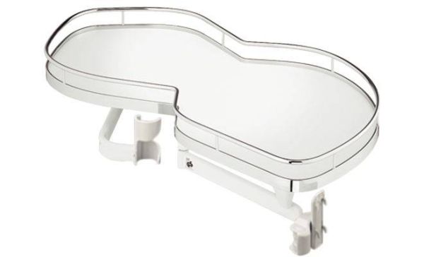 Набір полиць LeMans II Classic правий ширина 450 мм з Anti Slip 2 шт. хром./станд.білий (037920.0005), 541.32.245 Набір полиць LeMans II Classic правий ширина 450 мм з Anti Slip 2 шт. хром./станд.білий (037920.0005)