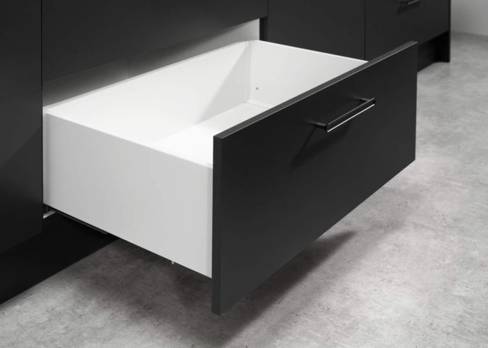 Комплект високої шухляди Matrix S Slim 2.0 з дотягом H199 L550 35 кг Білий, 514.15.826, 514.15.826