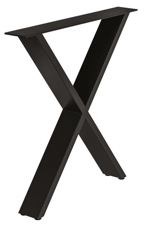 Стійка для столу X сталь чорний 590x720x100x30мм , 638.29.300 <p>Стійка для столу X сталь чорний 590x720x100x30мм</p>
