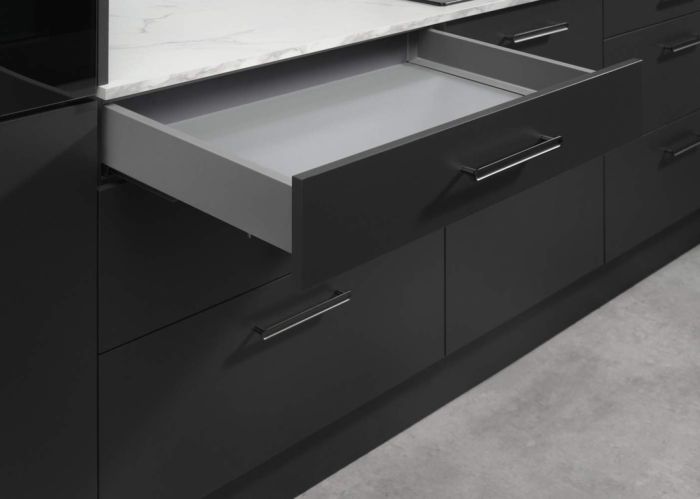 Комплект низької шухляди Matrix S Slim 2.0 H84 L550, 35 кг, Сірий, 514.11.526, 514.11.526