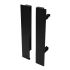 Кріплення внутрішнього фасаду Hafele Matrix S Slim H199, Чорний