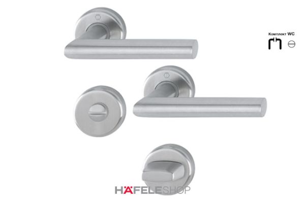 К-т ручок UTRECHT WC 3883996 нержавіюча сталь матова F69, 902.93.168 К-т ручок UTRECHT WC 3883996 нержавіюча сталь матова F69