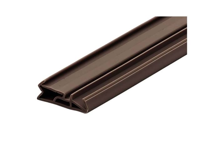Ущільнювач для вхідних дверей SV 185| СВ 185, ширина фальца 18 мм, темно-коричневий, (950.09.592)  3916100090, 950.09.592