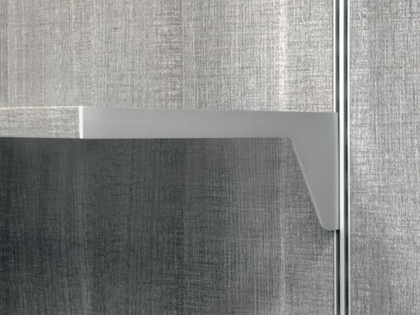 Консоль 65 кг, довжина 500 мм, чорний анодований колір, центральна