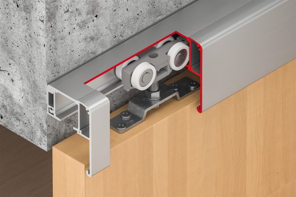 Комплект фурнітури Slido D-Line11 50P без демпфера та без шини , 940.42.064 <p>Комплект фурнітури Slido D-Line11 50P без демпфера та без шини</p>
