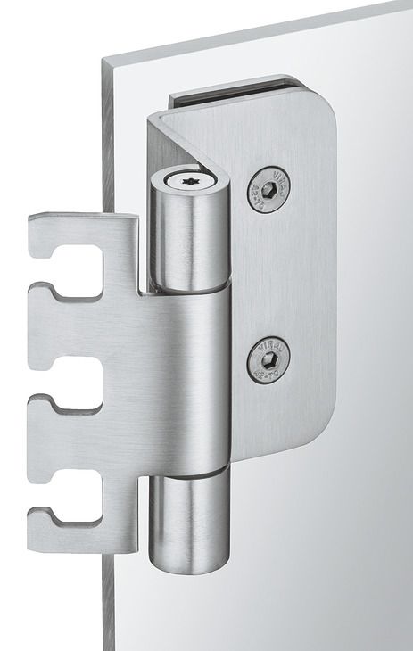 Петля для скляних дверей, VXG 7780/100, 3-компонентна петля, Simonswerk, 981.48.310 Петля для скляних дверей, VXG 7780/100, 3-компонентна петля, Simonswerk