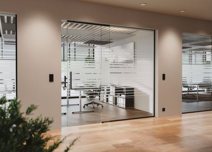 Фурнітура для розсувних дверей, Slido D-Line11 50J, комплект без ходової шини, для дверей вагою 50 кг, без механізму плавного та самозакривання, ходова частина з підшипником осі, буфер направляючої з утримуючою пружиною, ширина дверей: від 510 мм, 940.42.083, 940.42.083