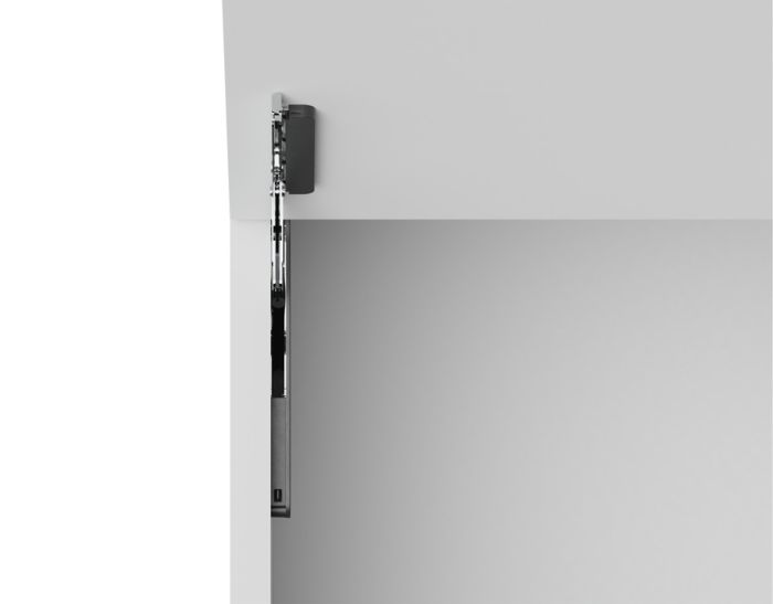 Підіймач Free Slim flap 1.10 push to open без ручки/білий/накладний монтаж 8 мм./монтаж фасаду під розпірну муфту, 372.92.705, 372.92.705