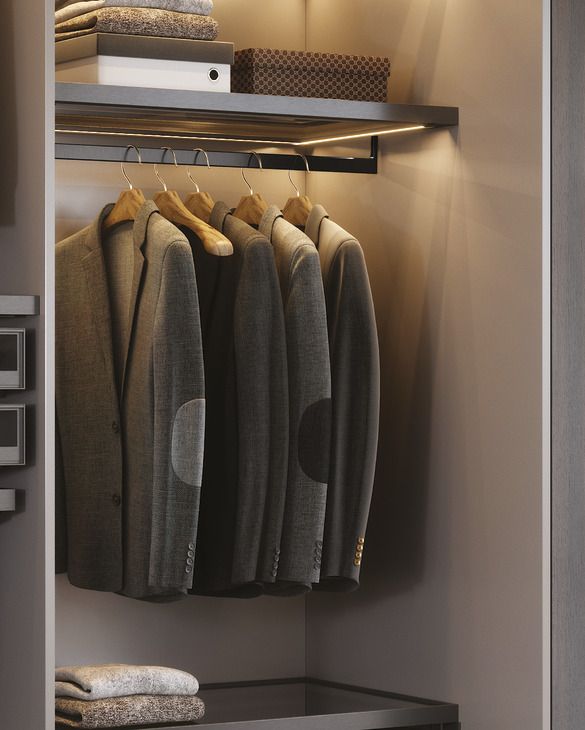 Центральна опора рейки, для гардеробної рейки Elite, колір нержавіючої сталі, матовий, 801.93.912, 801.93.912