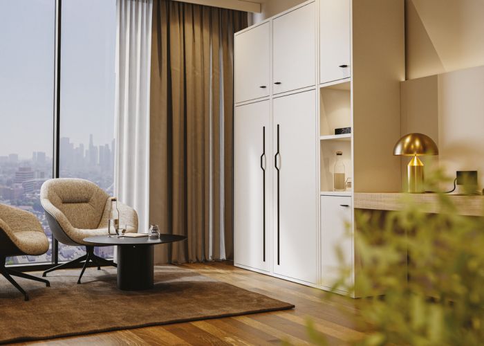 Ручка-планка, чорний колір, RAL 9005, матовий, 100.00.824, 100.00.824