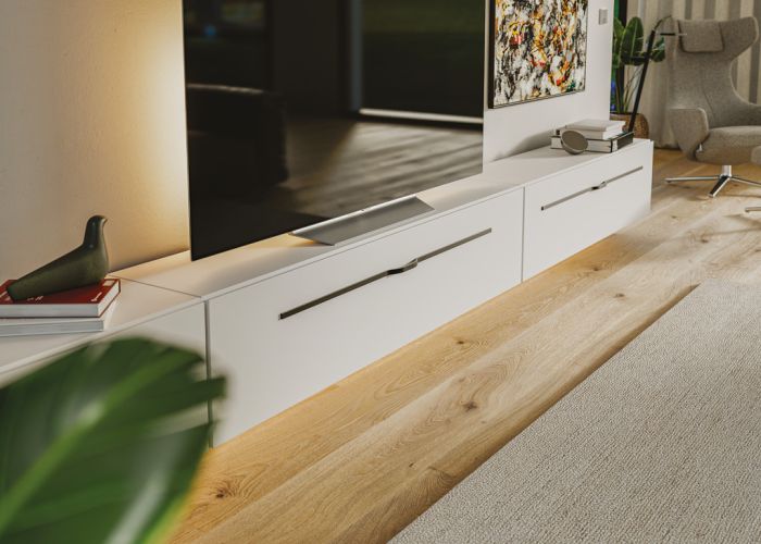 Ручка-планка, чорний колір, RAL 9005, матовий, розмір A: 394 мм, розмір C: 352 мм, 100.00.827, 100.00.827