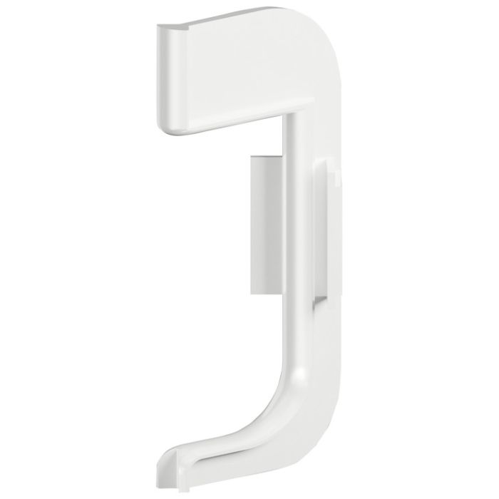Внутрішній кут, пластик АБС| білий, С-подібний втоплений профіль ручки зі світлодіодом,126.00.616, 126.00.616