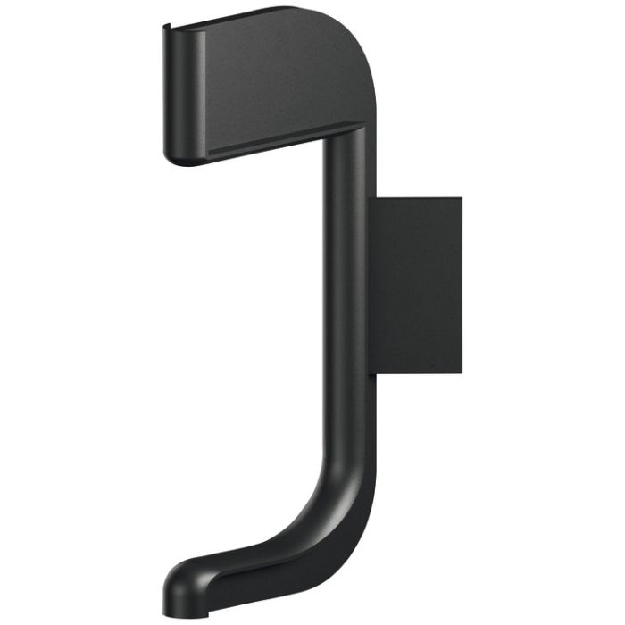 Зовнішній кут, ABS пластик| чорний, С-подібний врізний профіль ручки зі світлодіодом126.00.613, 126.00.613
