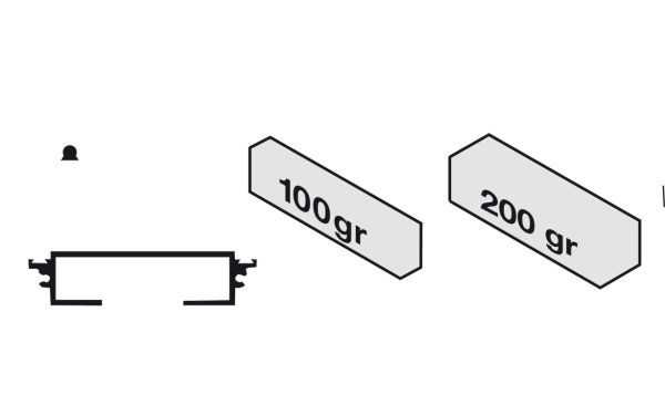 Коробка для встановлення противаги, довжина: 1000 мм , 403.13.903 <p>Коробка для встановлення противаги, довжина: 1000 мм</p>