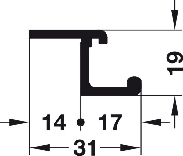 Шина ходова REGAL A 25 алюміній без покриття 3.5м , 405.56.003 <p>Шина ходова REGAL A 25 алюміній без покриття 3.5м</p>