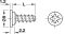 Гвинт "VARIANTA ASP", пл, 3х10.5 мм (цинк) (013.20.814), 7318149990 | Єврогвинт, Hafele, Varianta, циліндрична головка, PZ, сталь, повна різьба, для отворів Диаметр 3 мм у деревіPZ2, довжина: 10,5 мм (мін.уп.100 шт.), 013.20.814, Фото № 4 Гвинт "VARIANTA ASP", пл, 3х10.5 мм (цинк) (013.20.814), 7318149990 | Єврогвинт, Hafele, Varianta, циліндрична головка, PZ, сталь, повна різьба, для отворів Диаметр 3 мм у деревіPZ2, довжина: 10,5 мм (мін.уп.100 шт.), 013.20.814