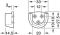 Штанготримач, круглий, діаметр 20 мм| Для гвинтового кріплення до бічної панелі, пластик, чорний, (803.21.732), 803.21.732