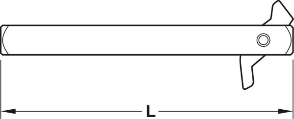 Штифт 9x58мм, 909.06.345 Штифт 9x58мм