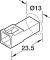 Y-розподільник, Hafele Loox5 12 V 3-pin (мульти-білий), (833.93.738), 833.93.738, Фото № 3 Y-розподільник, Hafele Loox5 12 V 3-pin (мульти-білий), (833.93.738), 833.93.738