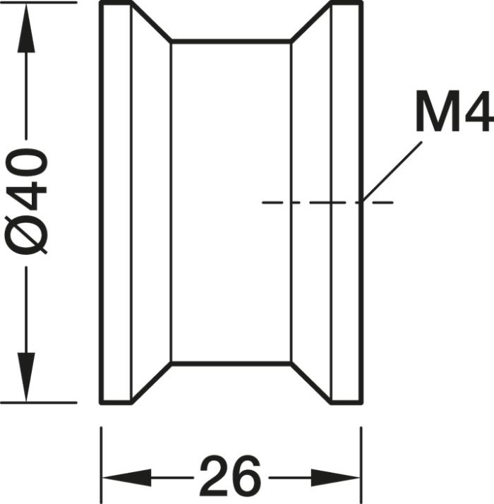 Ручка-кнопка, цамак,колір латунь матова, довжина: 22 мм, ширина: 29 мм, висота: 26 мм, діаметр ручки: 40 мм, 132.16.424, 132.16.424