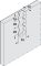 Підвіс для стінових панелей d3х35мм, Набір 2 комплекта, врізний, із замком розблокування| Сталь, вантажопідйомність 10 кг./ шт., 290.39.912, 290.39.912