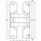 Петля прихована Anselmi (Анселми), AN 142 3D колір: F1 хромована матова 180 гр.вага дверей: 40 кг|  (927.56.124)  8302100090, 927.56.124, Фото № 2 Петля прихована Anselmi (Анселми), AN 142 3D колір: F1 хромована матова 180 гр.вага дверей: 40 кг|  (927.56.124)  8302100090, 927.56.124
