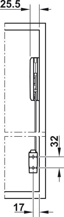 Комплект фурнітури FREE FOLD 910-970мм 6.8-13.5кг|  (372.37.684)  8302420090, 372.37.684