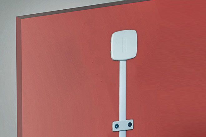 Вирівнювальна система PLANOFIT білий, висота дверного полотна ≤2400 мм, розмір A: ≤1900 мм (2 повних комплекти), 407.90.702, 407.90.702