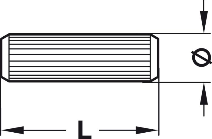 Дерев'яний шкант, бук, діаметр 16 мм, Довжина: 100 мм, 267.82.610, 267.82.610
