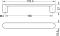 Меблева ручка, дугоподібна ручка з литого цинку, кольору олов'яної бронзи, 110.29.002, 110.29.002