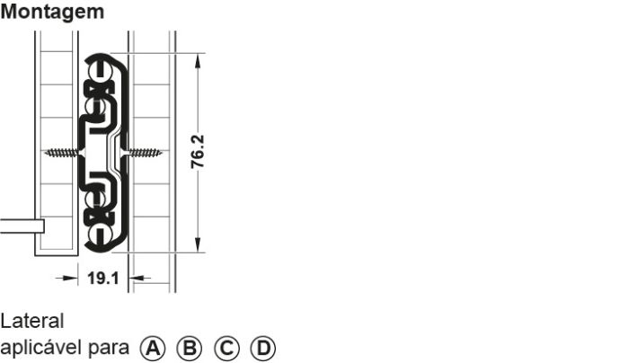 Кулькові напрямні, повного висуву, вантажопідйомність до 325 кг, сталь, бічне або накладне кріплення, з механізмом блокування в закритому та висунутому положеннях, фронтальне керування за допомогою центрального важеля, монтажна довжина: 400 мм, 420.78.064, 420.78.064