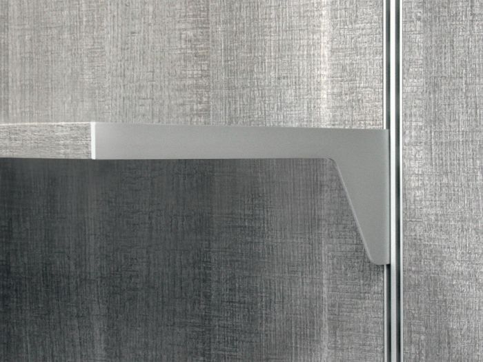 Консоль для полиці, чорний анодований, вантажопідйомність 50 кг, для полиці 19 мм, довжина 300 мм, центральний, 778.73.354, 778.73.354