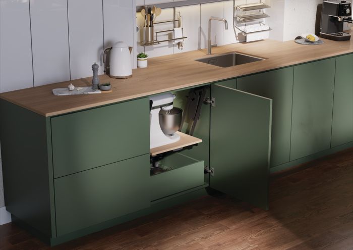 Поворотний механізм розкладного столу CT ст.антрацит 412-568мм, 504.22.422, 504.22.422