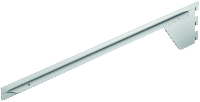 Консоль для полиці, сріблястого кольору, вантажопідйомність 65 кг, для полиці 25 мм, довжина 500 мм, правий, 778.85.985, 778.85.985