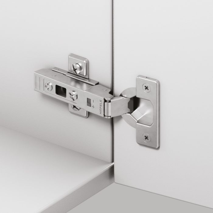 Петля накладна, з демпфером, METALLA SM 540 110гр. сталь чорна, 45/9.5 під шуруп, 311.05.003