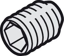 Болт з різьбою M6x8 мм, 909.85.830 Болт з різьбою M6x8 мм